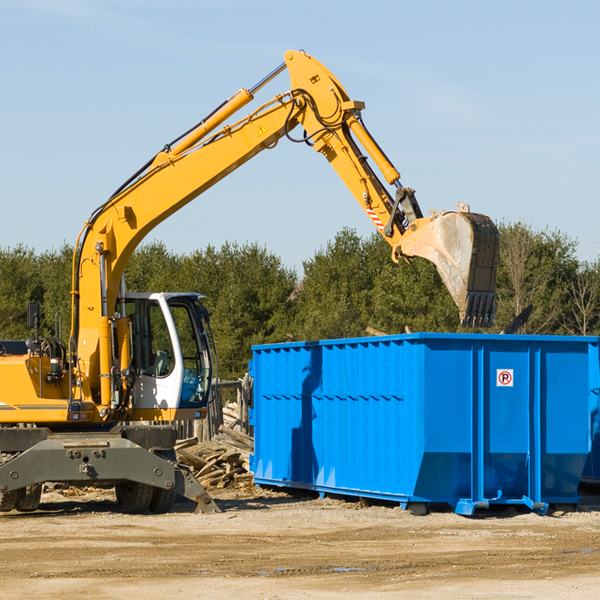 what size residential dumpster rentals are available in Crooked Creek IL